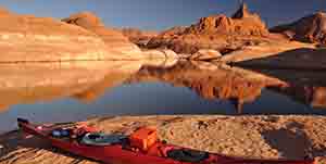 Kajak in Lake Powell